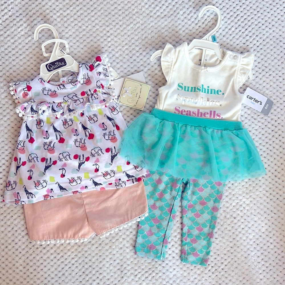 Two 6/6-9m outfits NWT